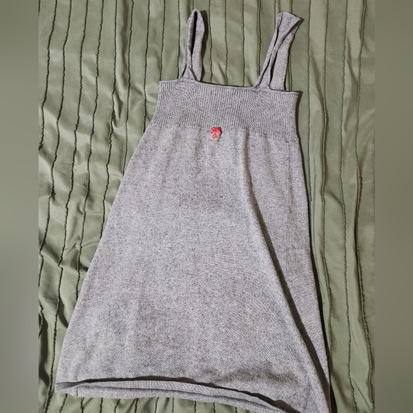 Gray Ribbed Volcom Mini Dress - Picture 4 of 6